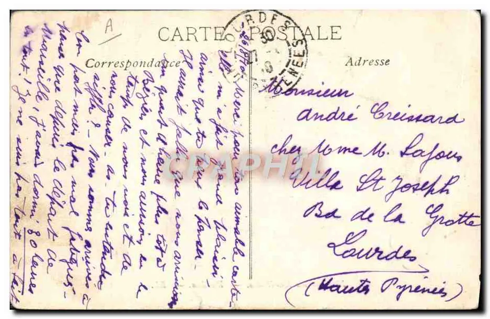 Dumbea — Messageries Maritimes — EL. - Reverso