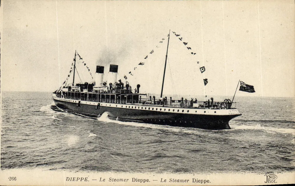 Dieppe — O Steamer Dieppe — JND Phot. - Frente