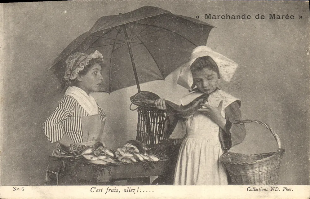 Fischverkäuferin — ND. Phot. Sammlung — N° 6 - Vorderseite