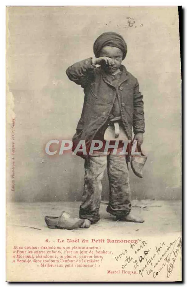 Weihnachten des Kleinen Schornsteinfegers — Photographische Ausgabe A. Bergeret et Cie, Nanny — n°6 - Vorderseite