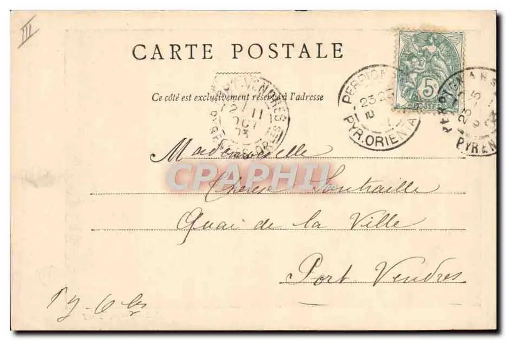 Sainte Marie — Verlag H.L. Edouard, Nr. 146 — 1903 - Rückseite