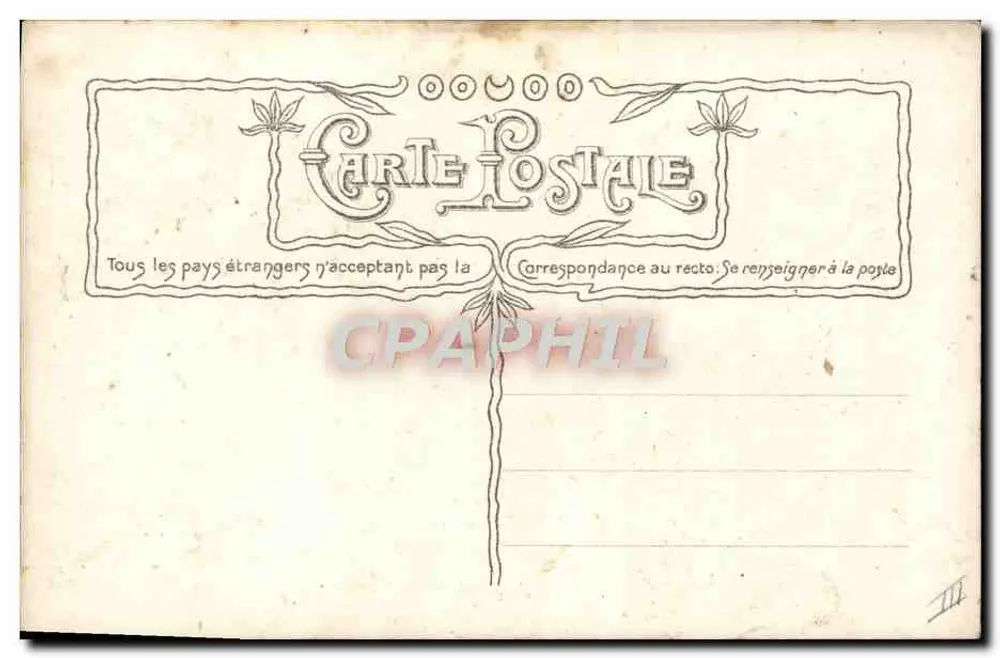 Sainte Marie — Art Nouveau-Illustration — Croissy-sur-Seine, n°3028 - Rückseite