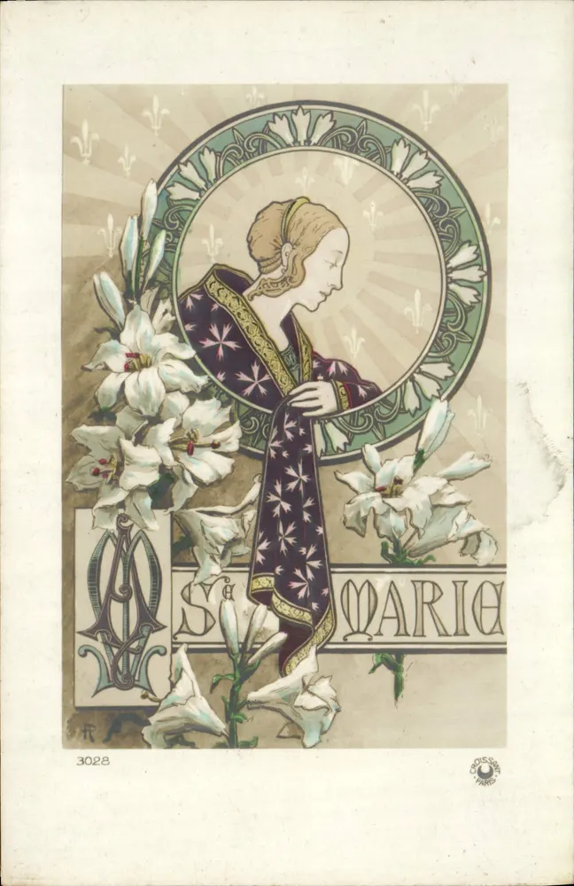 Sainte Marie — Art Nouveau-Illustration — Verlag Crasson Târgu - Vorderseite