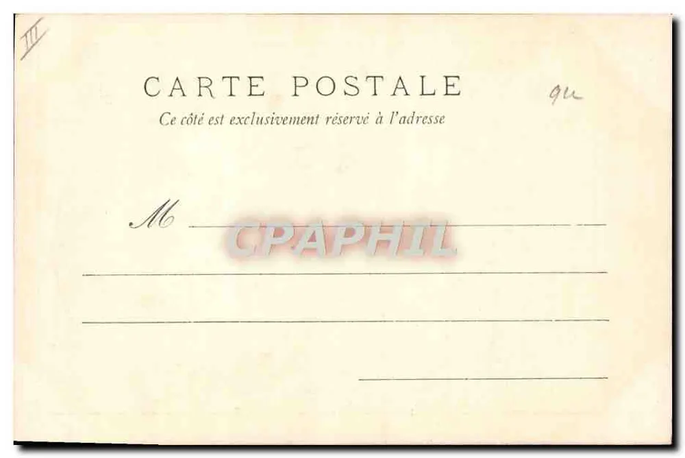 Sainte Marie — Art Nouveau-Illustration — H. L. Verlag, Paris - Rückseite