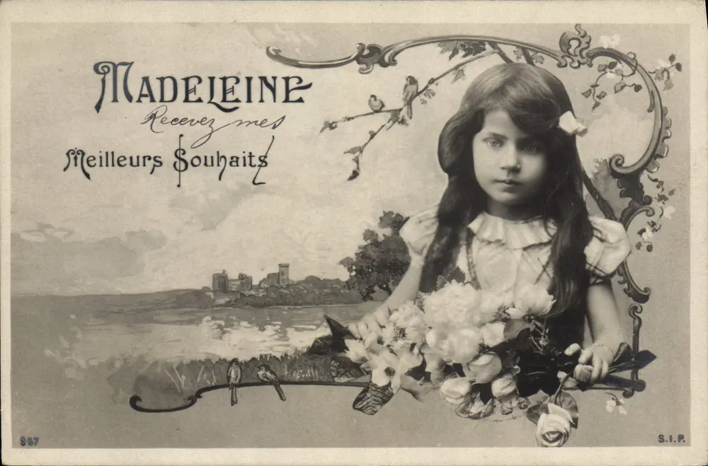 Madame Madeleine — Gute Wünsche — S.I.P. Nr. 867 - Vorderseite