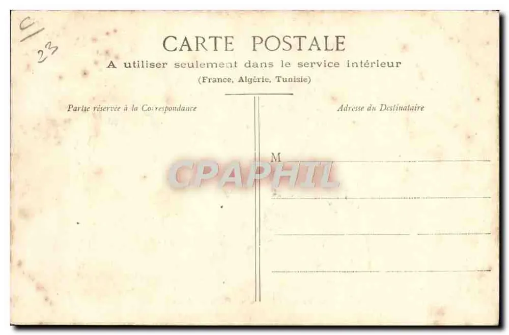 Ganswärterin — Traditionelles Kleid der Marchoise — A. de Nussac, Verlag, Gudret - Rückseite