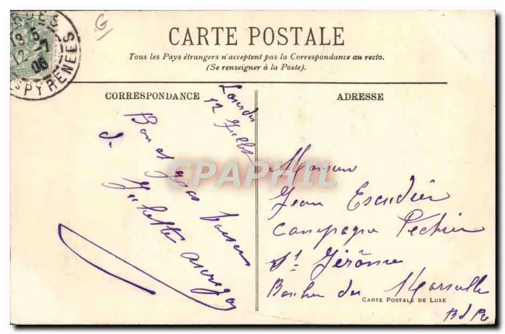 Lourdes — De Geiten — LL. - Achterkant