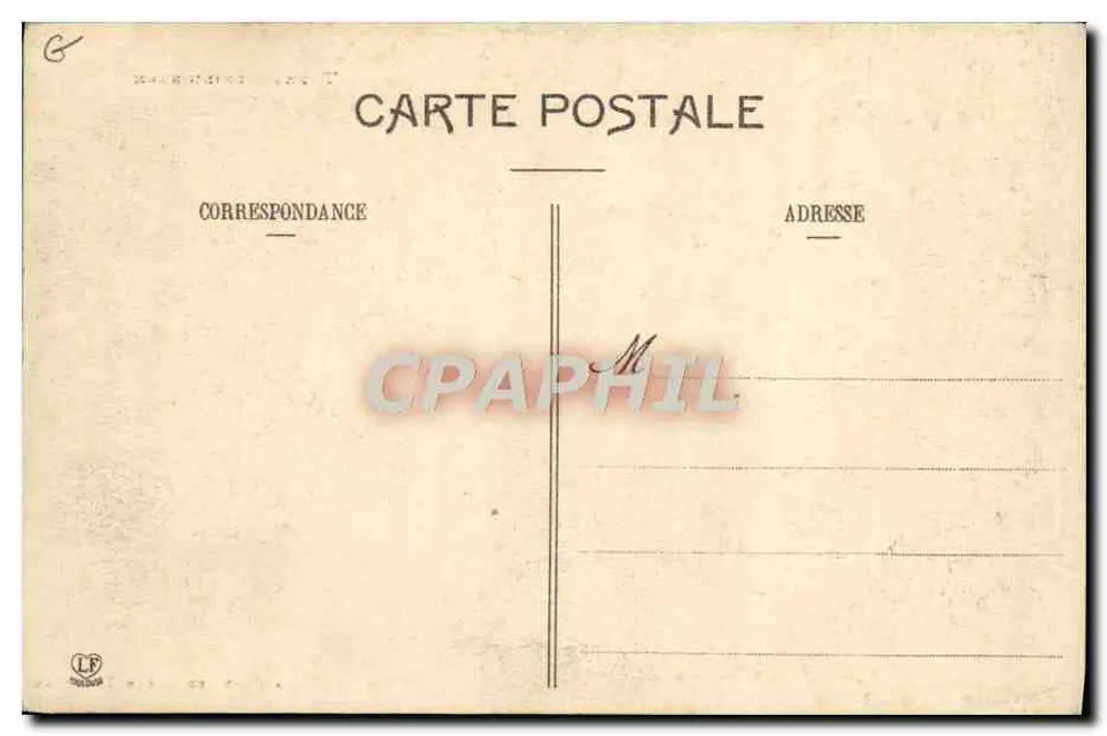 Der Schafhirte und seine Herde — Südliche Typen — Phototypie Labouche frères, Toulouse - Rückseite