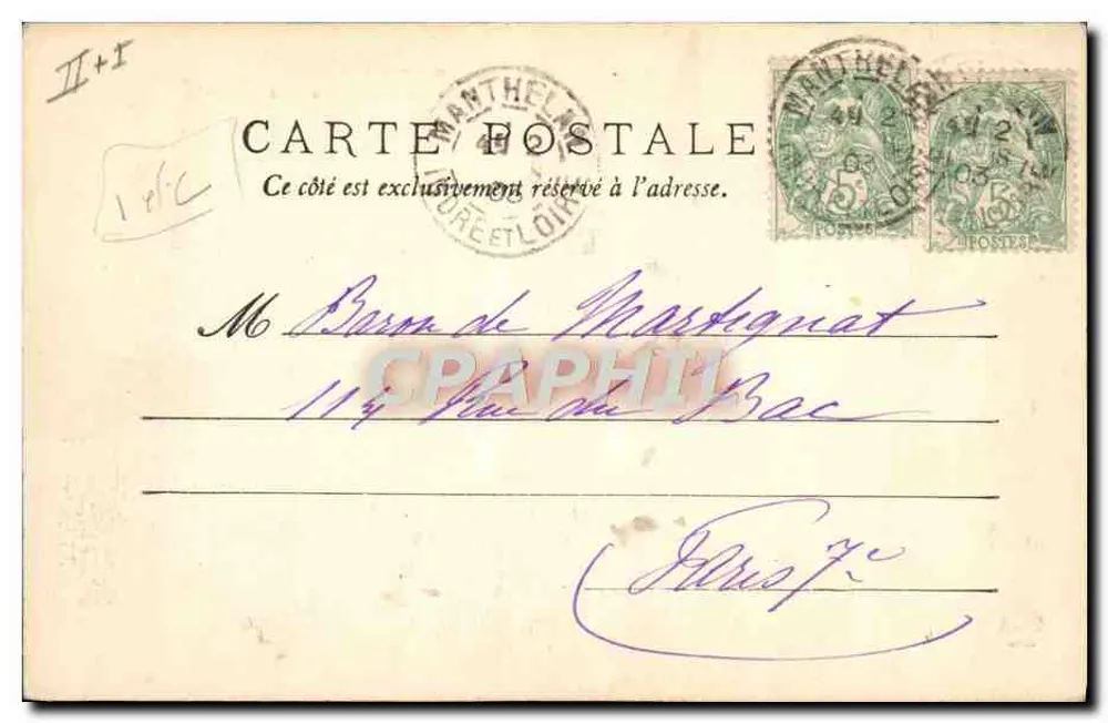 Die Ufer der Loire in Amboise — Landschaft des Zentrums, n°73 — Verlag unbekannt - Rückseite