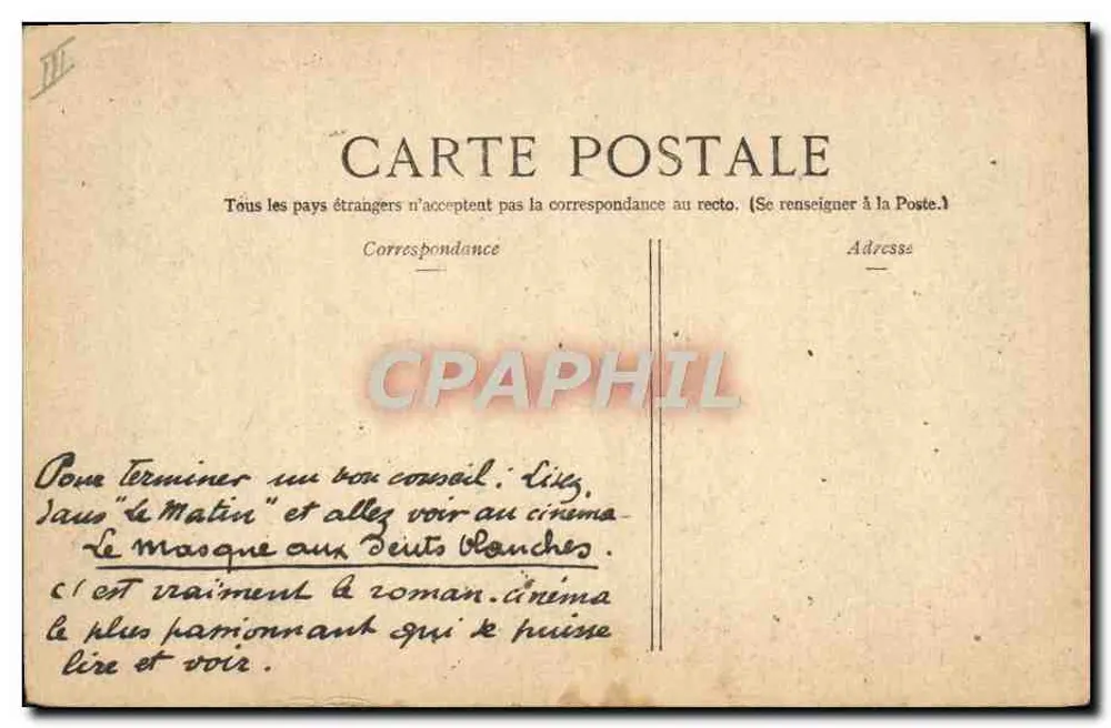 Camp des Indiens — Sacrifice du mouton et de la chèvre — Pays de France - Verso