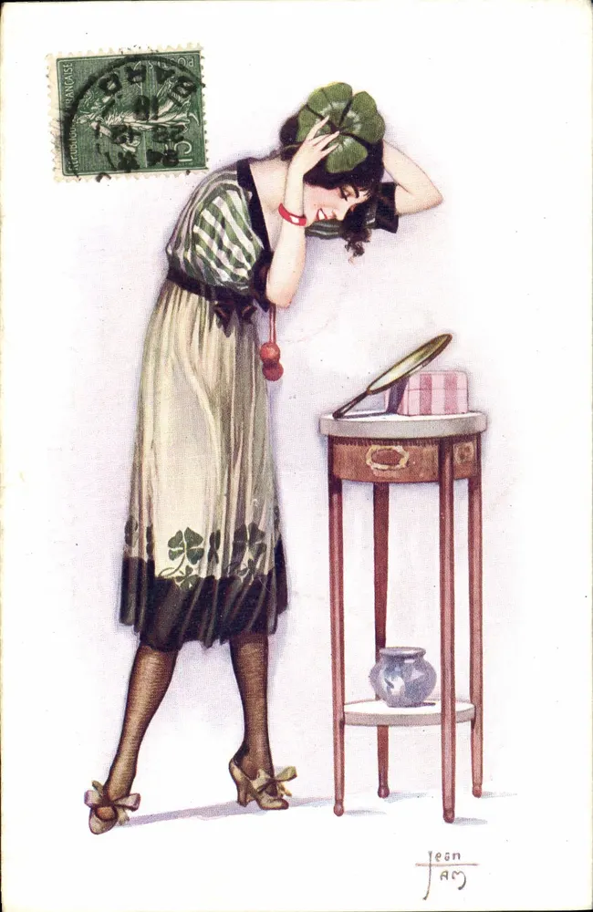 Glückwünsche — Die Pariser Fetische — J. TAM, Paris, Serie 70 - Vorderseite