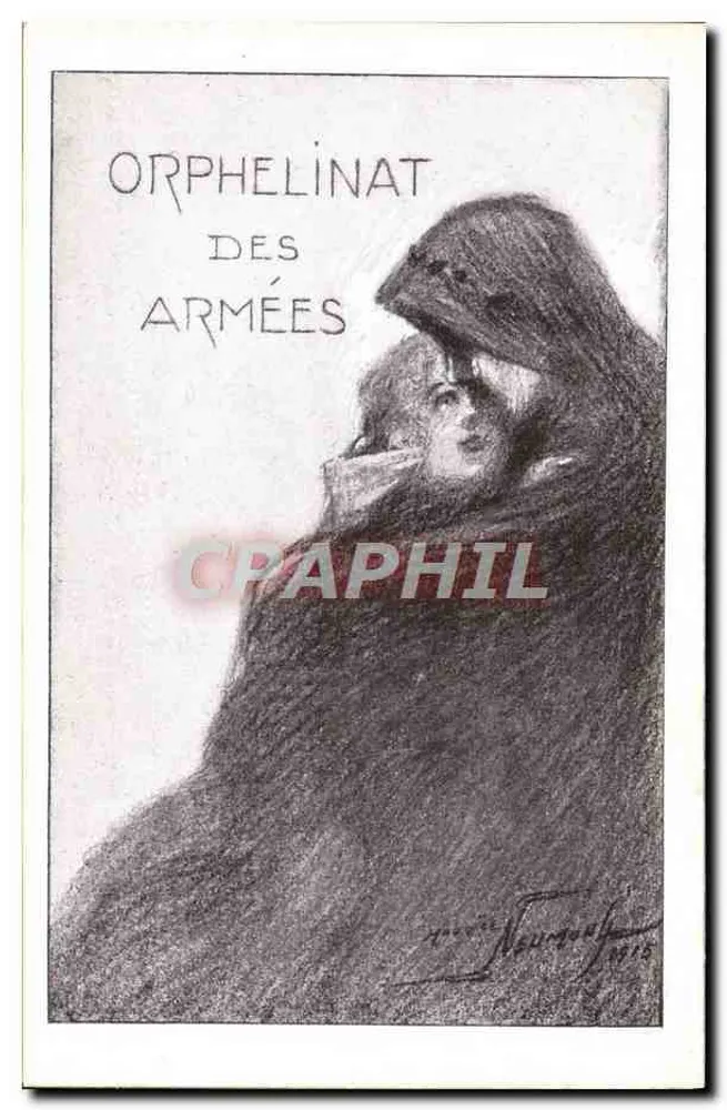 Orfanato das Forças Armadas — Sujeito: orfanato militar — Editor: Devambez Gr., Passage des Panoramas, Visé N°17 - Frente