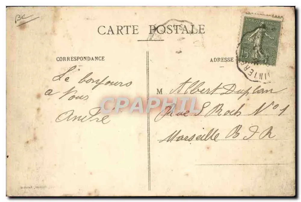 La Vie au Champ. — La Rentrée des Champs — H. Sorah, Sillé-le-Guillaume, Sarthe - Rückseite