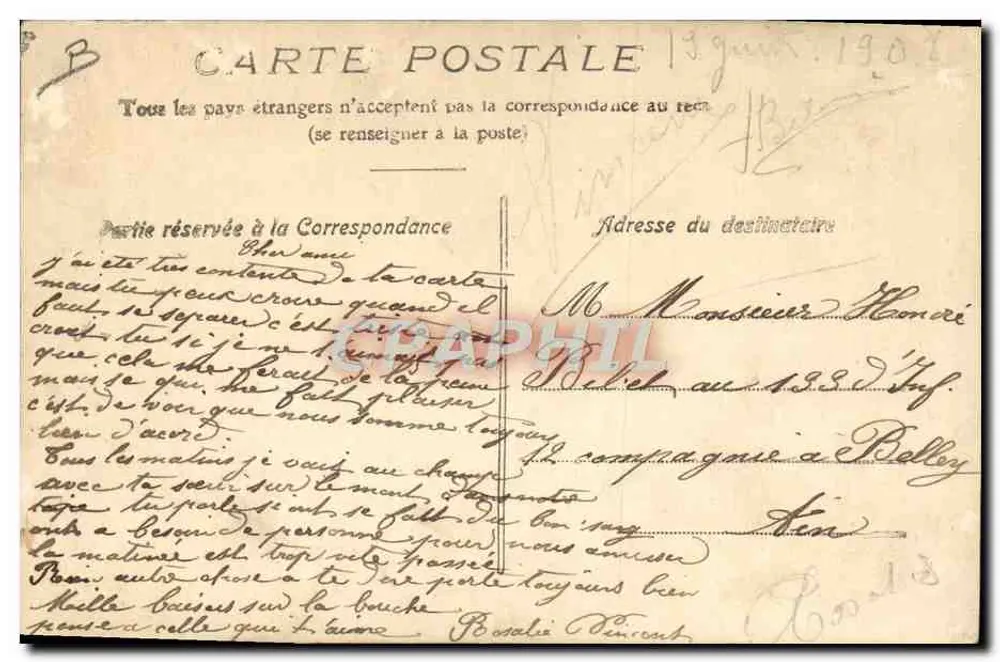 Secadores de feno — cena de trabalho rural — editor não identificado - Verso