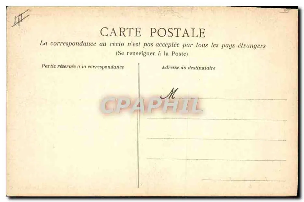 A vida nos campos — Le Benedicile — Editor: Paga & Cie, Nîmes - Verso