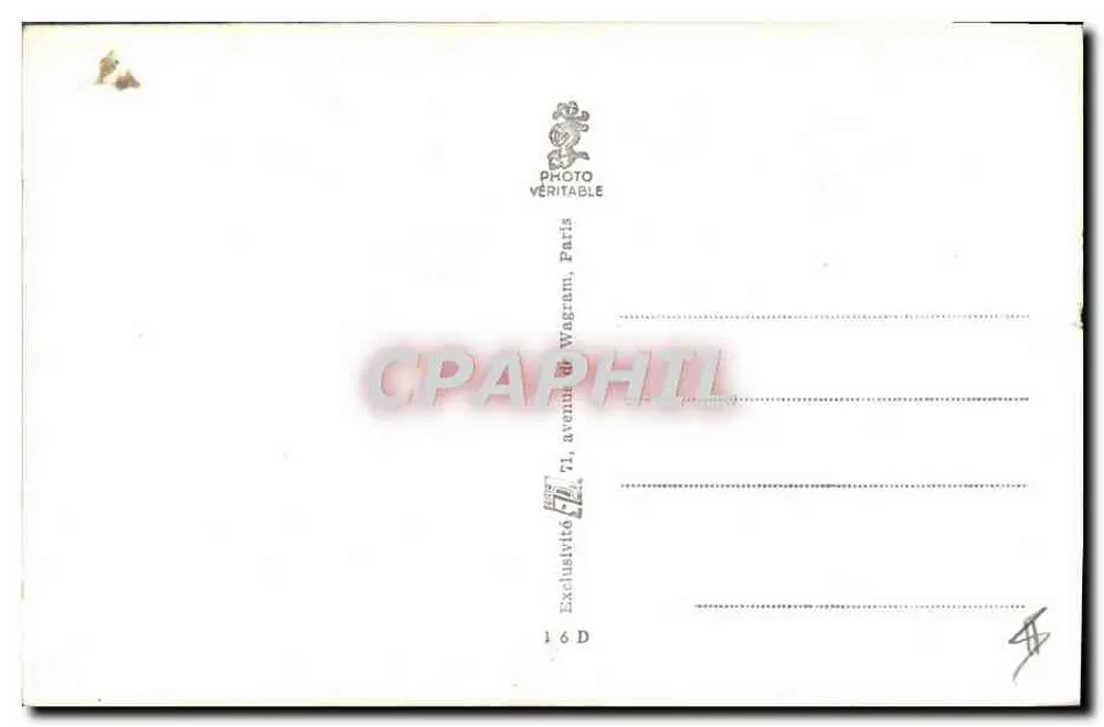 कार्ला डेल पॉग्गियो — चित्र — फोटो वेरिटेबल, पेरिस - पीछे