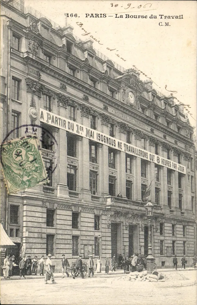 PARIS — A Casa do Trabalho — Bilhete postal moderno n°166 - Frente