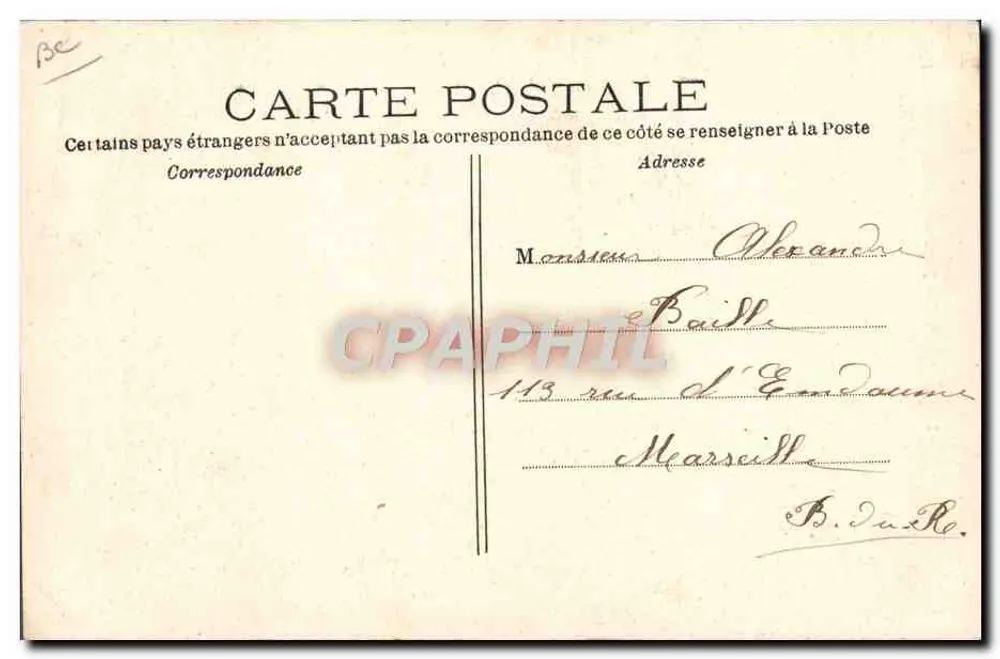 PARIS — A Casa do Trabalho — Bilhete postal moderno n°166 - Verso