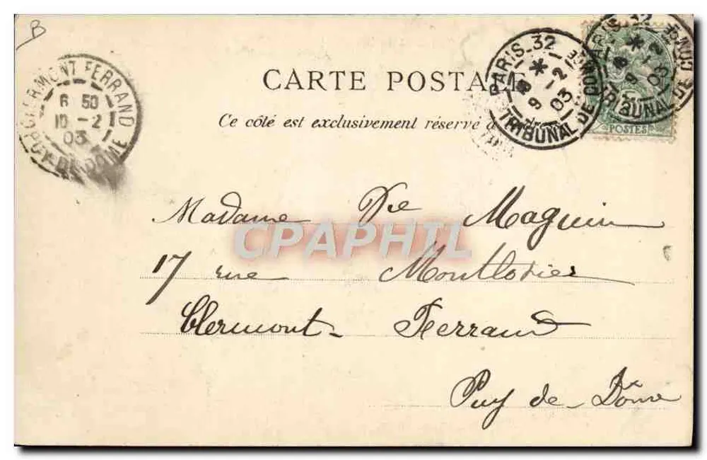 Frédéric Humbert, Deputado — Documentos da VIE ILLUSTRÉE — n°56 - Verso