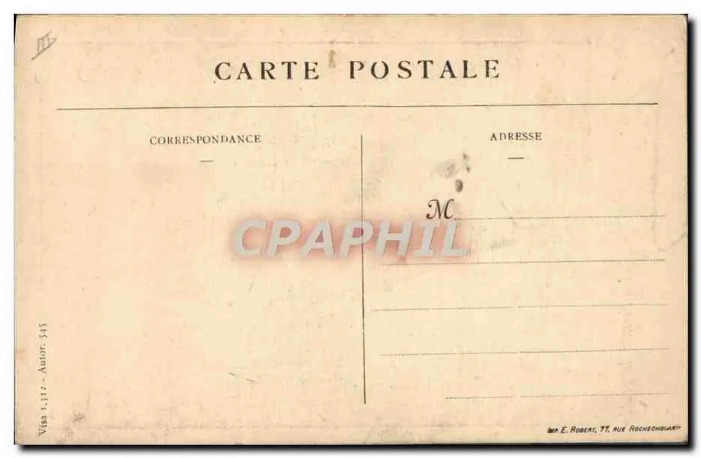 Ritratto di un uomo — « La France le veut! » — Editore S. Ménard - Verso