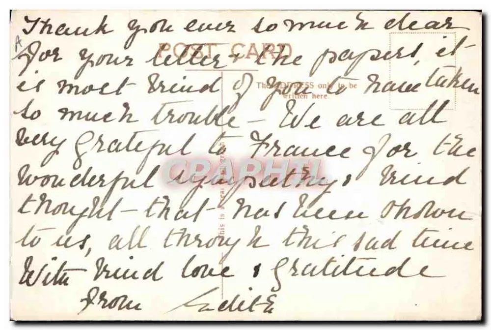 H.M. KING EDWARD VIII — em traje de noite com chapéu de feltro — cartão postal n°49 - Verso