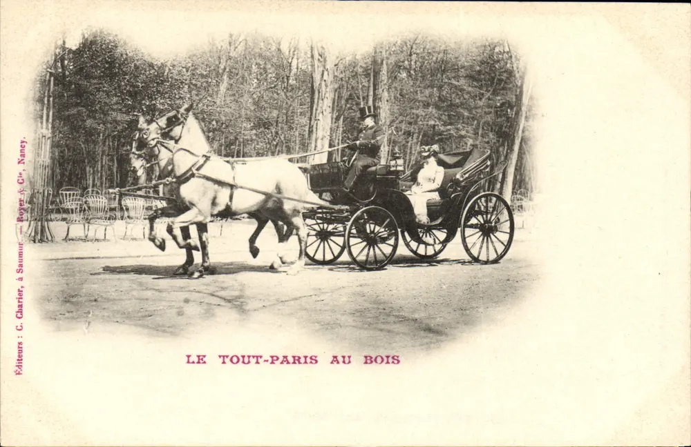Das ganze Paris im Wald — Verleger C. Charlier, Saunier, Nancy - Vorderseite