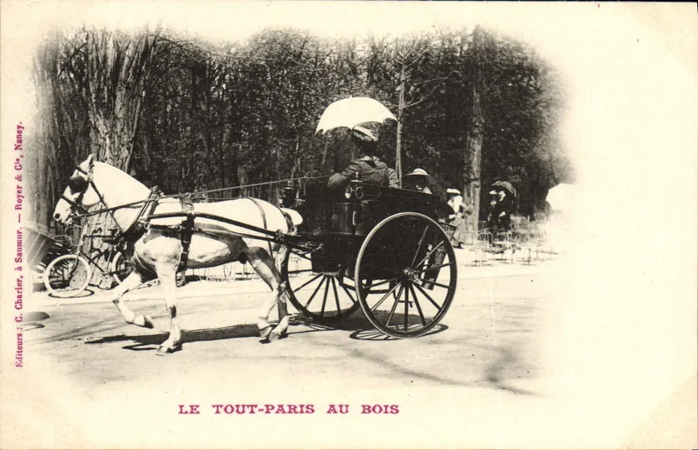 Das ganze Paris im Park — Verlage: C. Charlier, & Saumur, & Cie, Royer & Cie, Nancy - Vorderseite