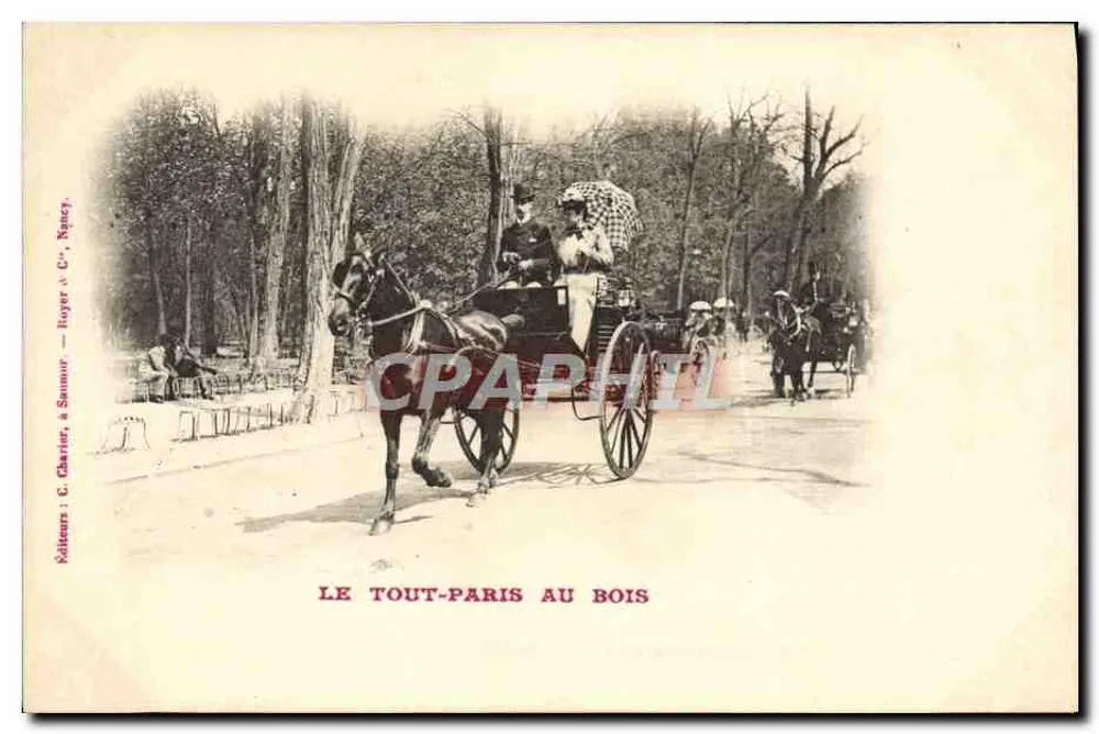Das ganze Paris am Bois — Nancy — Verleger: C. Chartier, in Samur - Vorderseite