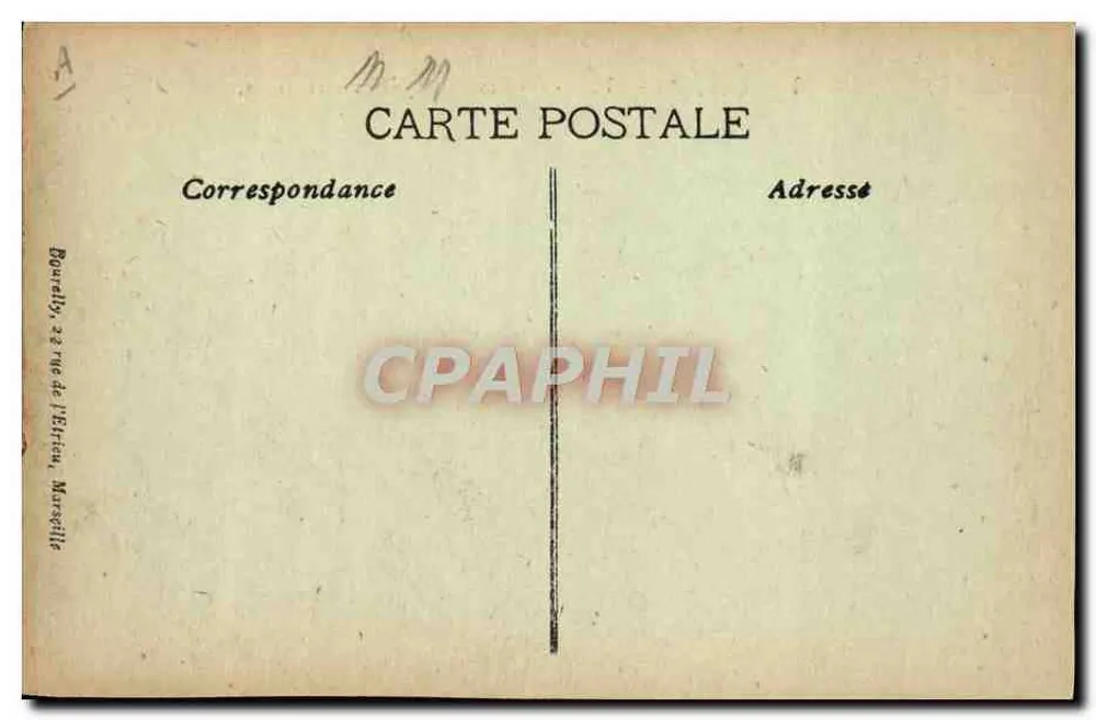 Dumbéa — Dampfschiff der Messageries Maritimes - Rückseite