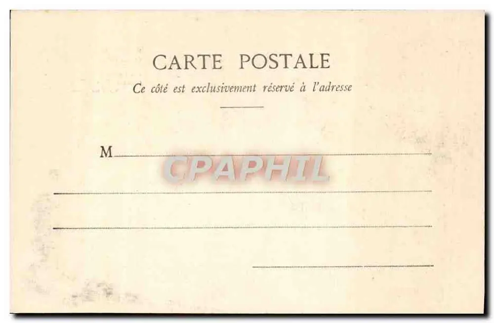 Mimi Pinson — mit Vogel in Käfig — Phototype A. Bergeret & Cie Nandy - Rückseite
