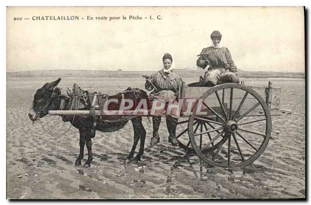 Châtelaillyon — Em direção à Pesca — L. C. n°200 - Frente