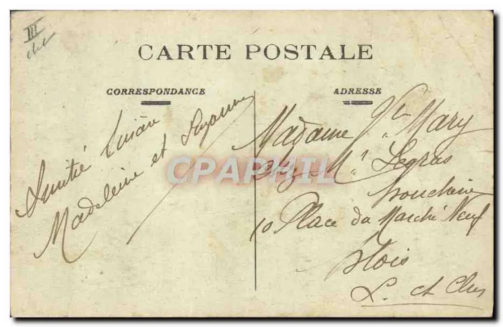 Pornichet (L.-Inf.) — Eselsritt auf dem Platz — Phototype Vassellier, Nantes - Rückseite