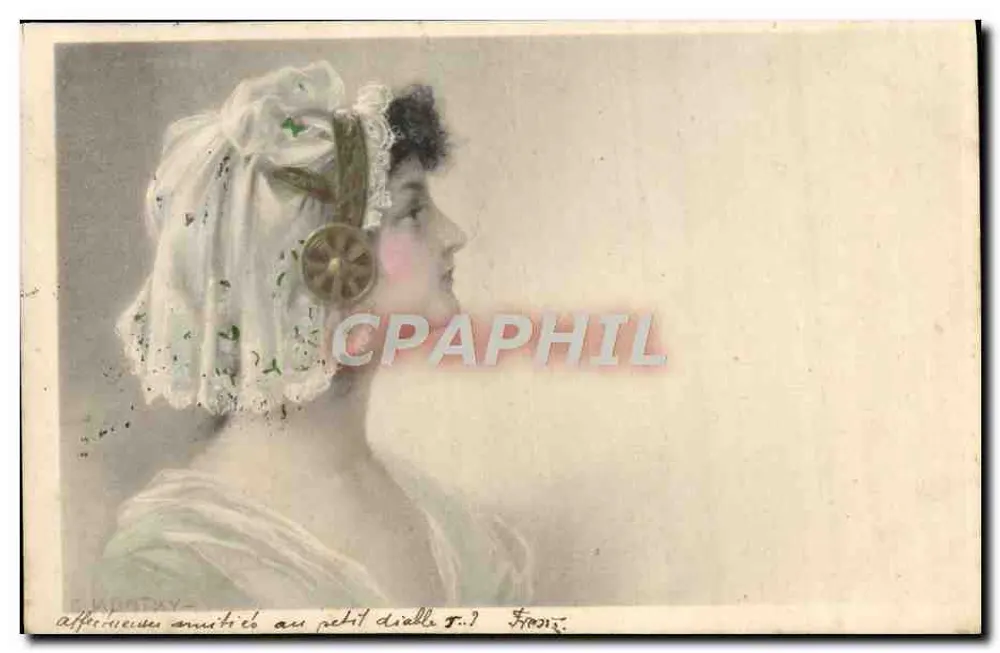 Frau mit dem kleinen Teufel — S. KARTTY — Serie 180 - Vorderseite