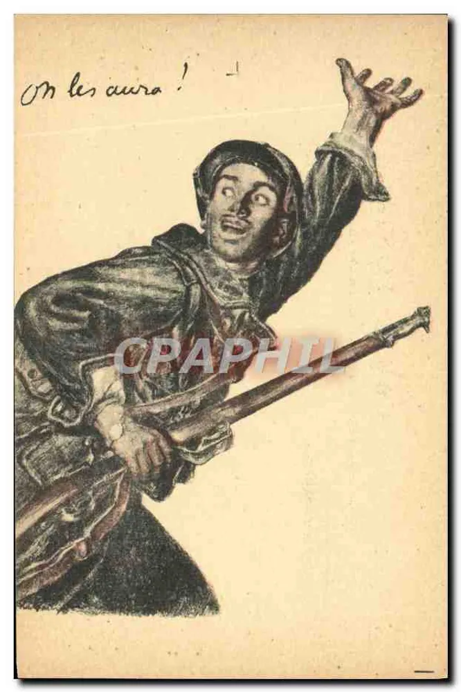 Soldat in Aktion — On les aura ! — Devambez, Paris, N° 50 - Vorderseite