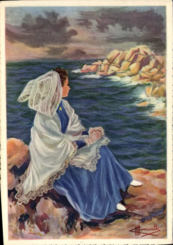 Junge Frau von Tregastel-Perros-Guirec — Bretagne — Artaud Père et Fils, Nantes - Vorderseite