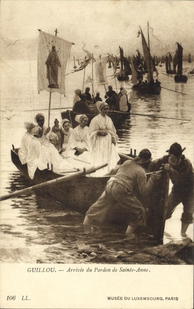Ankunft des Pardons von Sainte-Anne — Guilloû — Musée du Luxembourg, Paris - Vorderseite