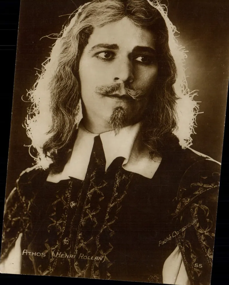 Athos (Henri Rollan) — Portrait des Schauspielers in der Rolle von Athos — Pathé Conservatoire, n°55 - Vorderseite