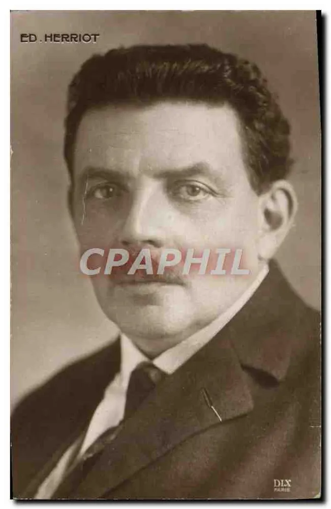 Porträt eines Mannes — Ed. Herriot — DIX PARIS - Vorderseite