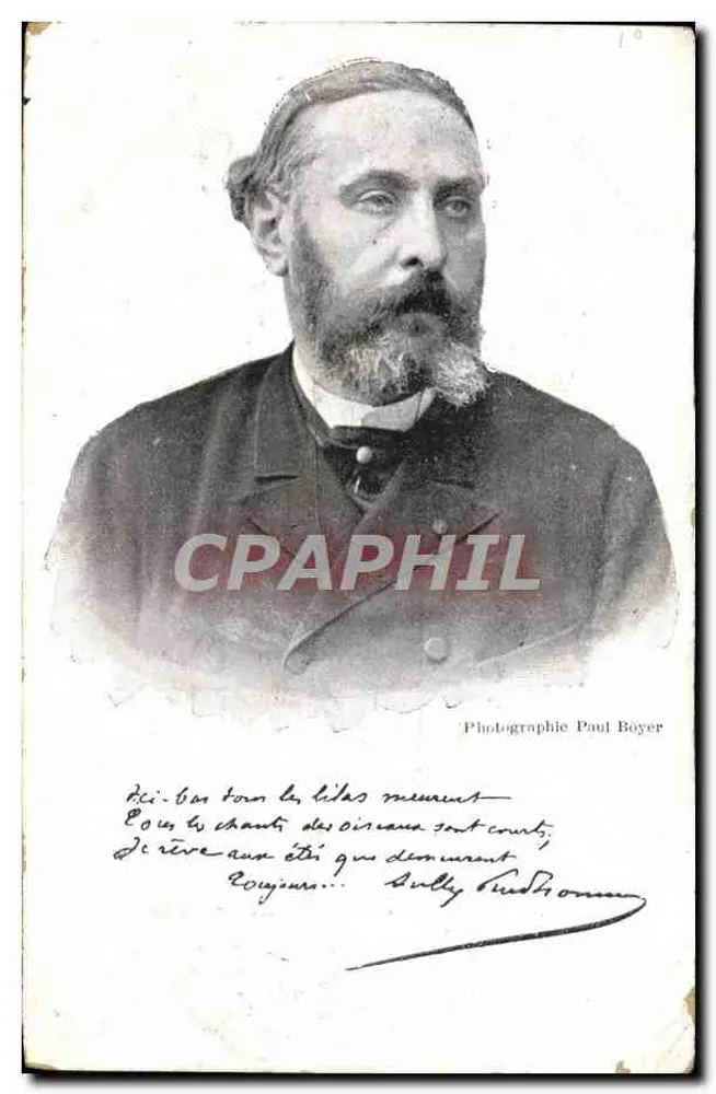 Retrato de um homem barbado — Fotografia Paul Boyer — n° III - Frente