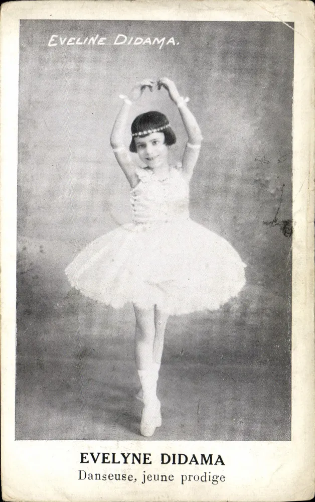 Eveline Didama — Danseuse, jeune prodige — Éditeur non visible - Anverso