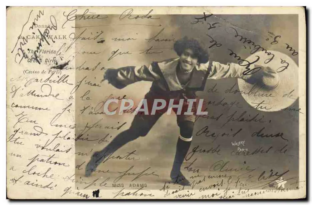 Dança do Cake Walk — The Florida Cracker Girls (Casino de Paris) — Walery, Paris - Frente