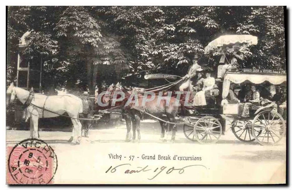 Vichy - 57 - Grand Break de excursões — BANNERIE LOISIR DE VOITURES - Frente
