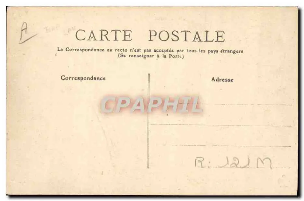 L'Auvergne — Auvergnatische Kutsche — M.C. I.L. Nr. 80 - Rückseite