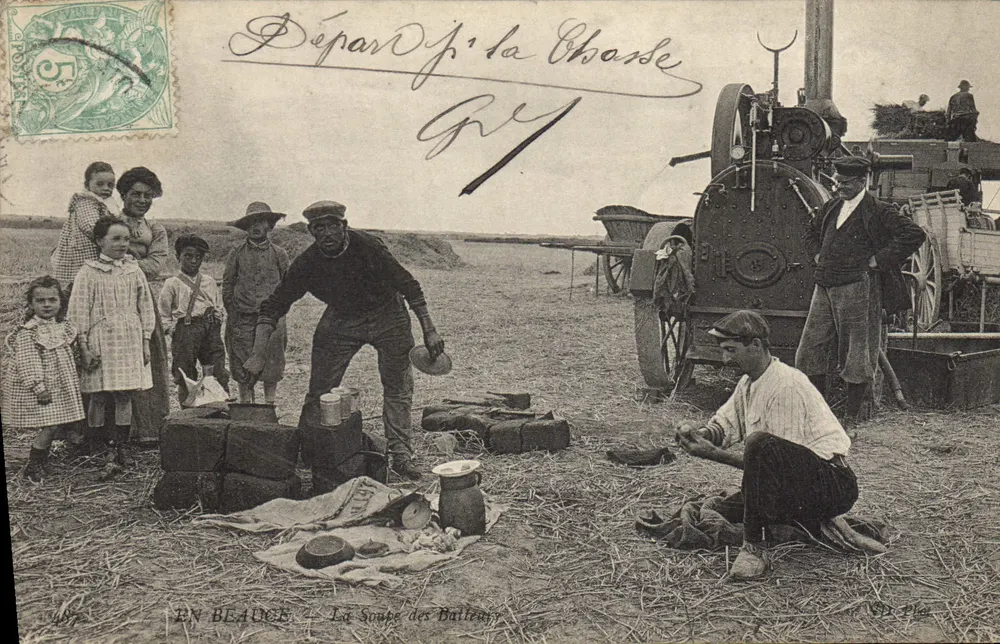 In der Beauce — Die Suppe der Bailleurs — Verlag S. Pla, Nr. 487 - Vorderseite