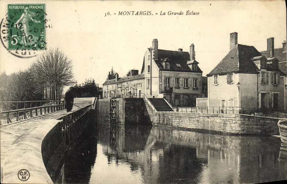 Montargis - A Grande Écluse — C.F. M. n°56 - Frente
