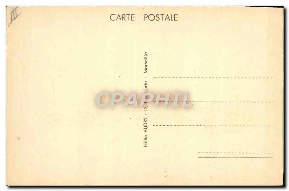 Dampfschiff "El Biar" — Gesellschaft für Mischnavigation (Gesellschaft Touache) — Hélio Audry, Marseille - Rückseite