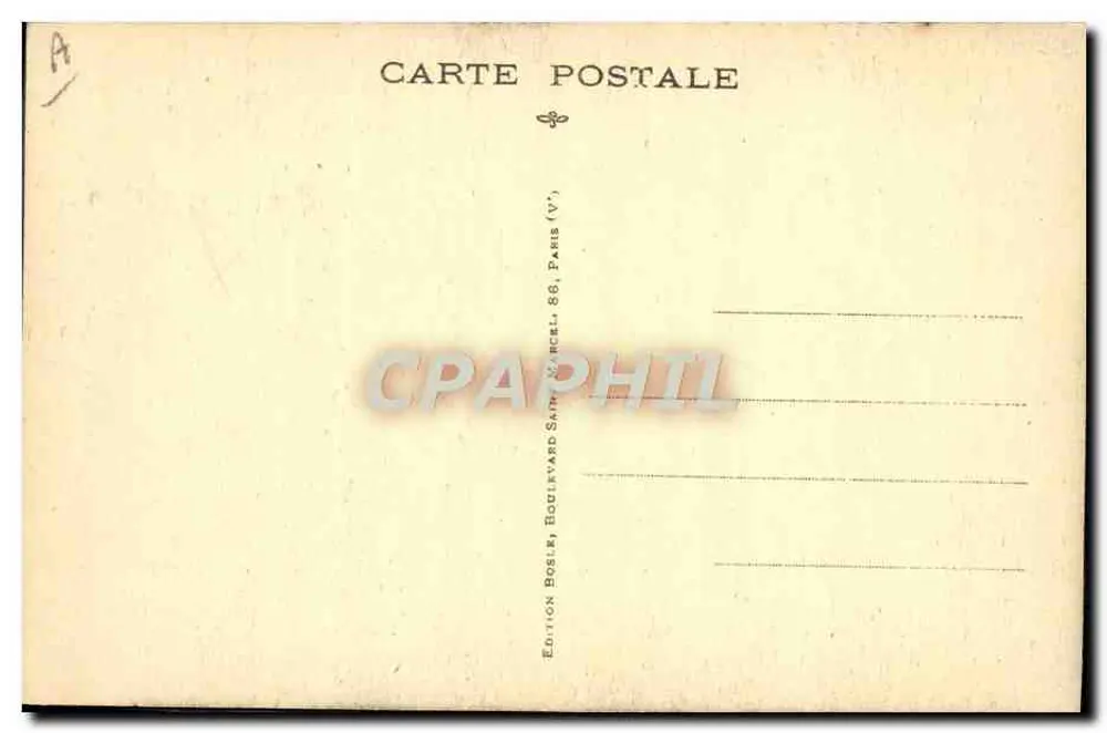 Der Weiße Bär — Museum für Naturgeschichte — Édition Postale, Paris - Rückseite