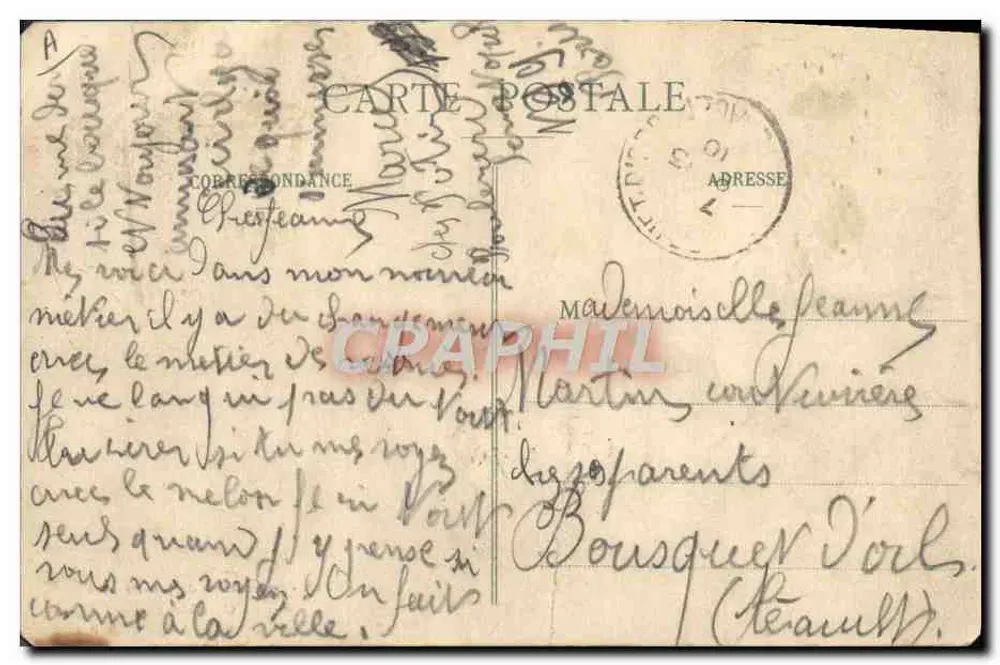 Paris - Überschwemmungen im Januar 1910 — Der Weiße Bär - Rückseite