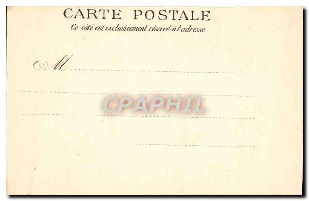 Os Cartuxos — O jantar dominical em comum — A.L.H. Paris - Verso