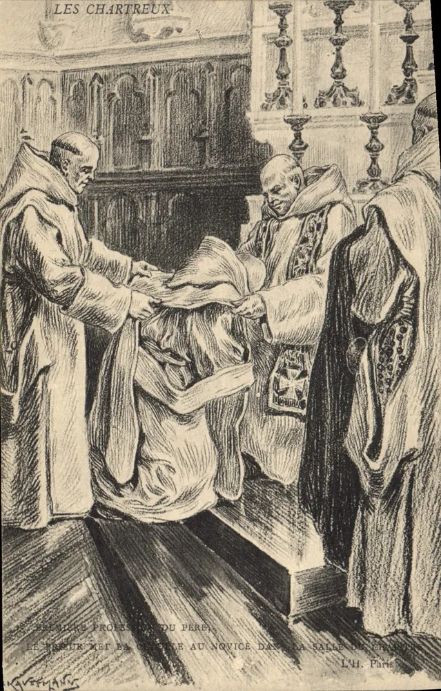 Les Chartreux — Primeira Profissão do Pai — L.H. Paris - Frente